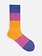 Dreifarbige Batik-Crew-Socken