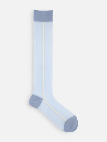 Cotton Compression Toe High Socks L - TABIO FRANCE