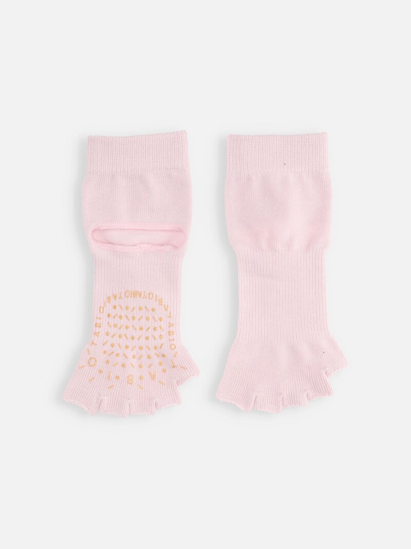 Fitness-Socken aus Baumwolle mit offenen Zehen