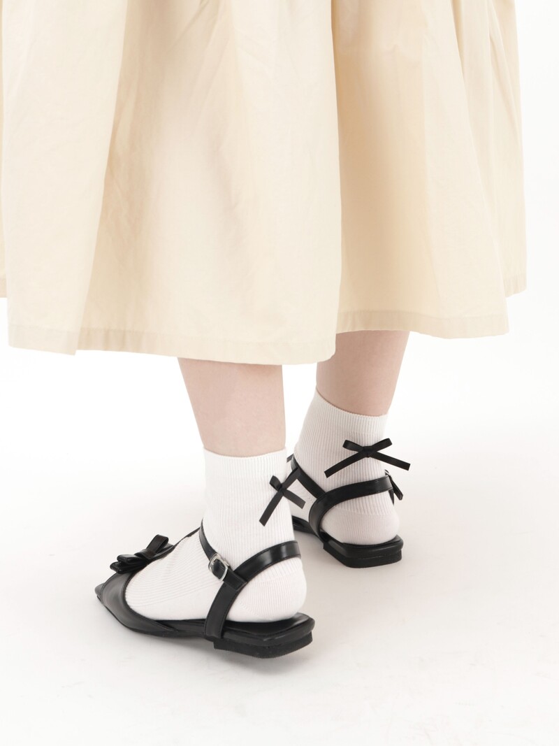 Madeline Bow Feinripp-Söckchen