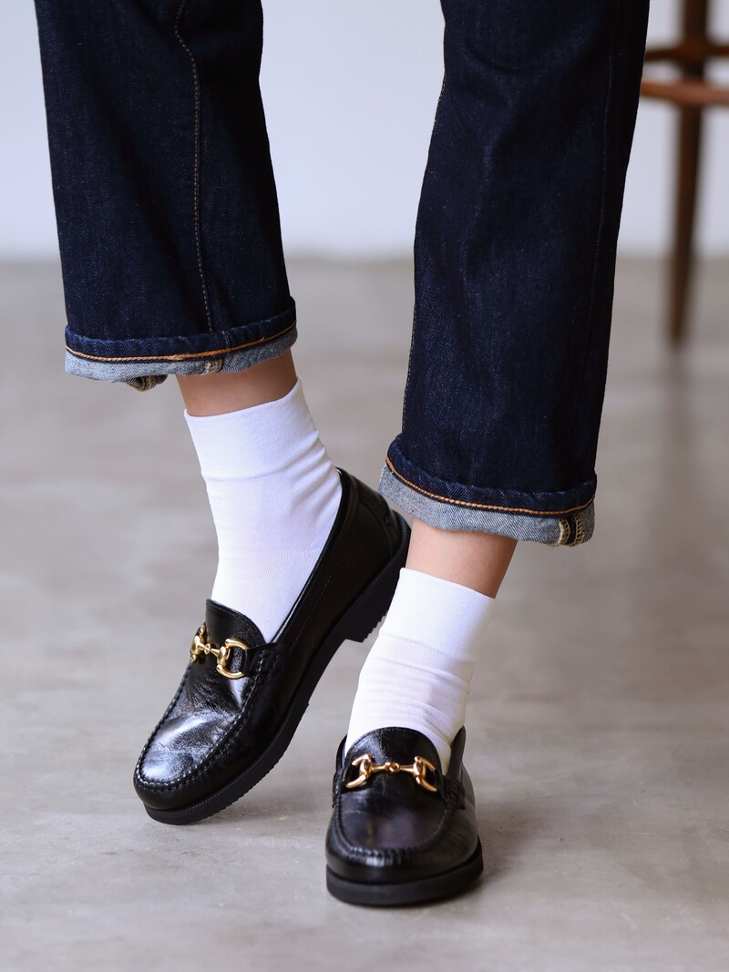 Suvin Gold Cotton Soft Top Low Crew Socks