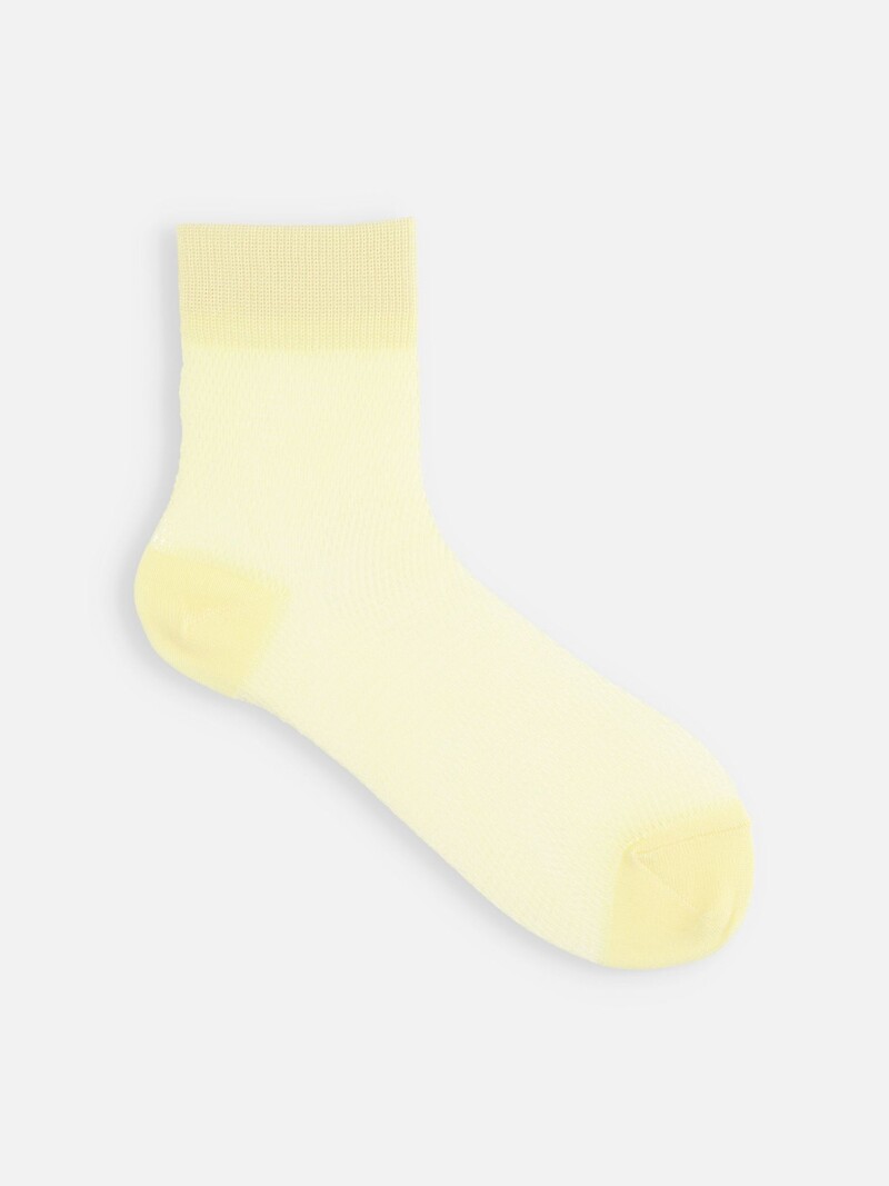 Socquette ajourée en coton