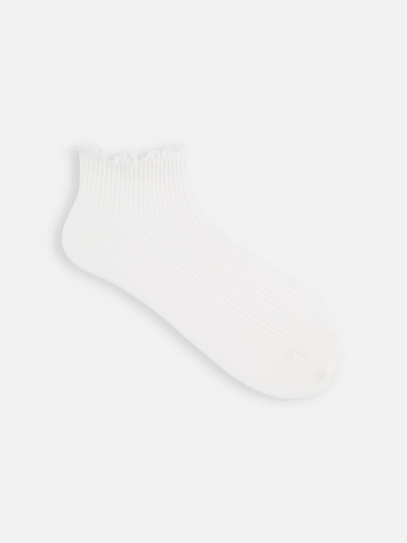 Merrow Top Fine Ribbed Trainer Socks