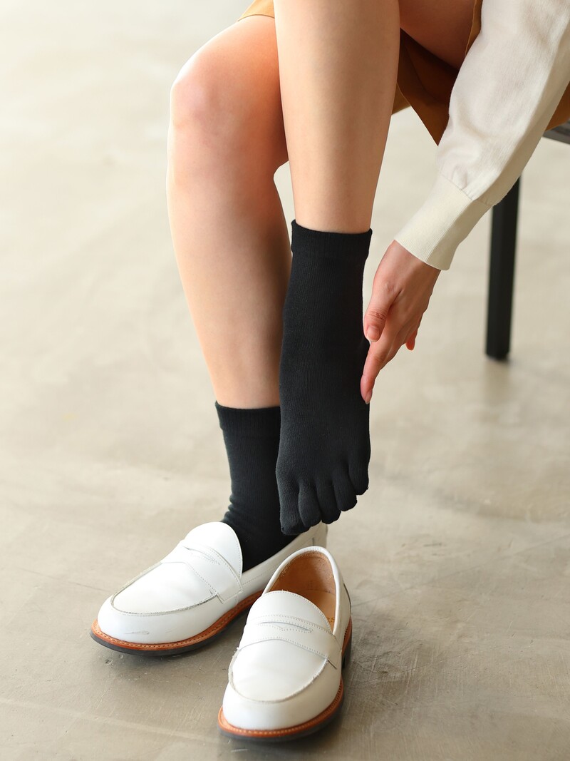 Plain Ankle Toe Socks