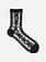 Sheer Lace Pattern Low Crew Socks