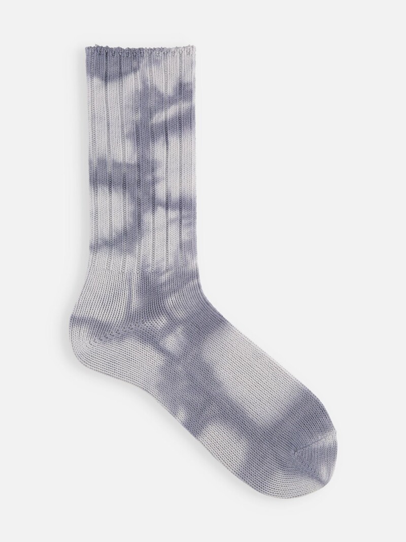 Mi-chaussette Tie-Dye côtes doux