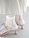 Calcetines tobilleros con estampado de encaje transparente