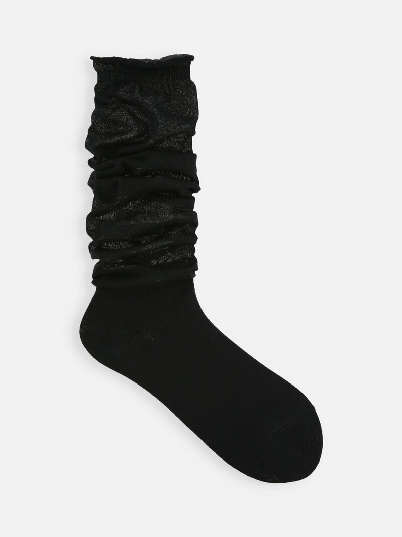 Leichte kniehohe Socken im lockeren Stil