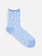 Daisy Pattern Soft Top Low Crew Socks