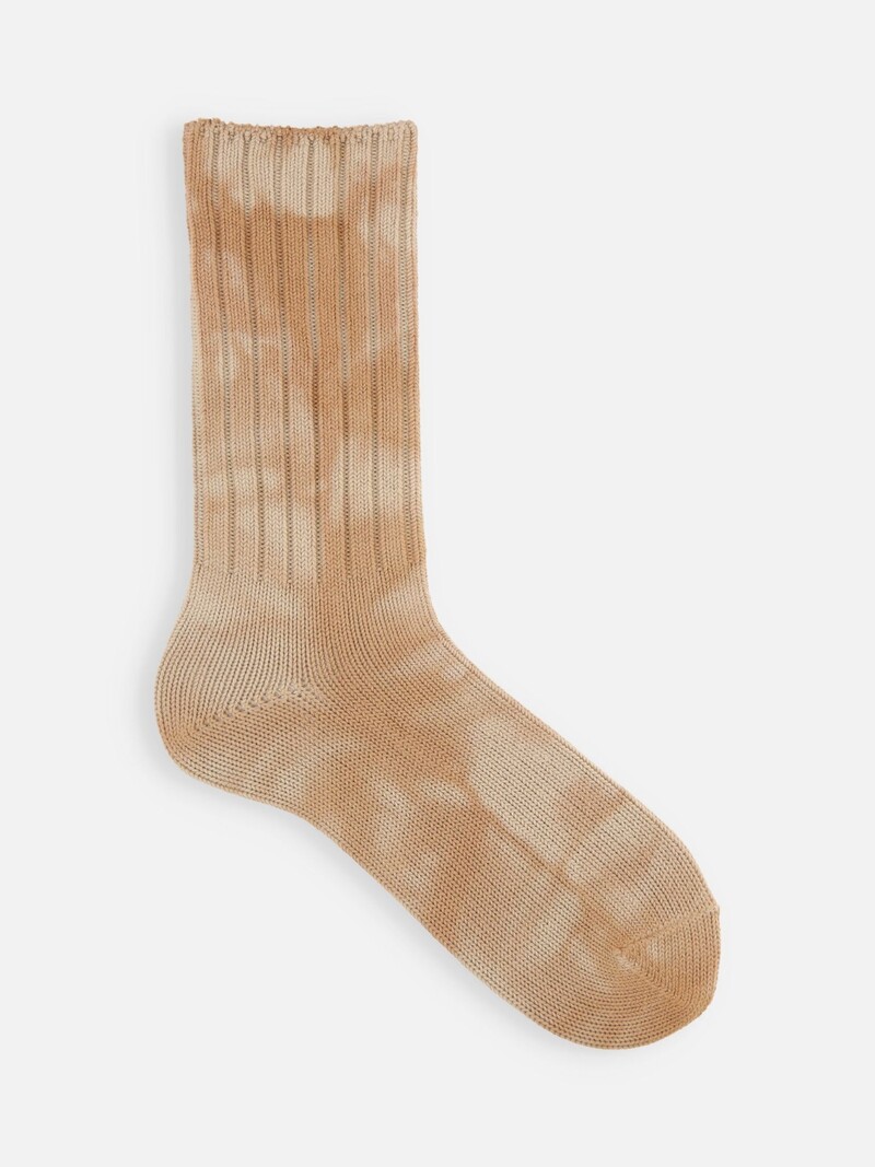 Mi-chaussette Tie-Dye côtes doux