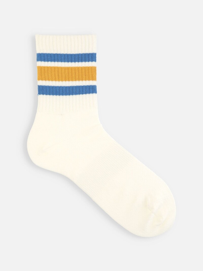 Kurze Washi-Socken mit zweifarbigem Oberteil