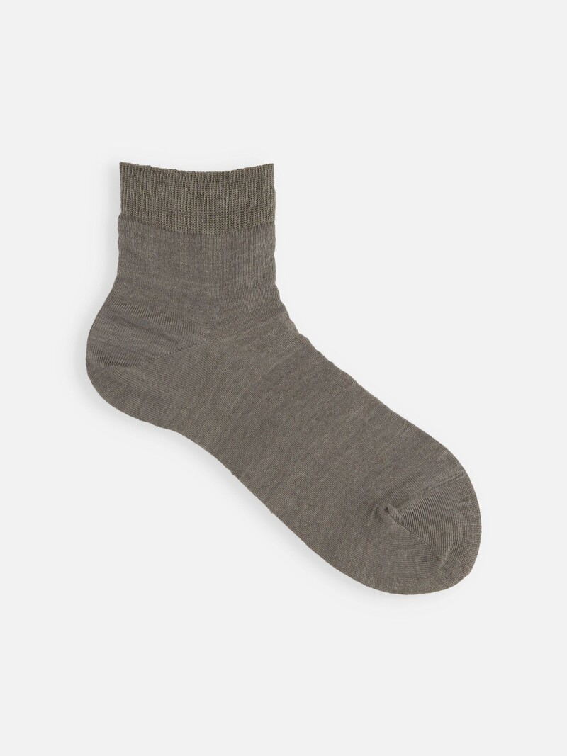 Linificio® linnen effen lage crew-sokken