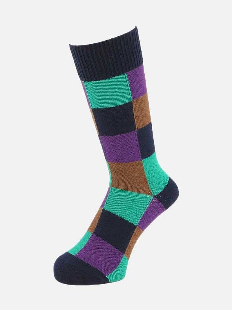 Joker Block Crew Socks (BATMAN) M
