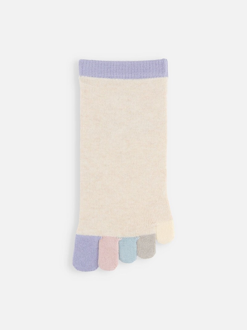 Regenbogen 5-Finger-Zehensocken S