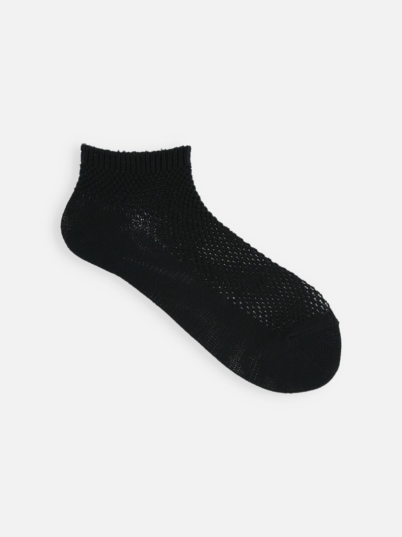 Cotton Mesh Trainer Socks