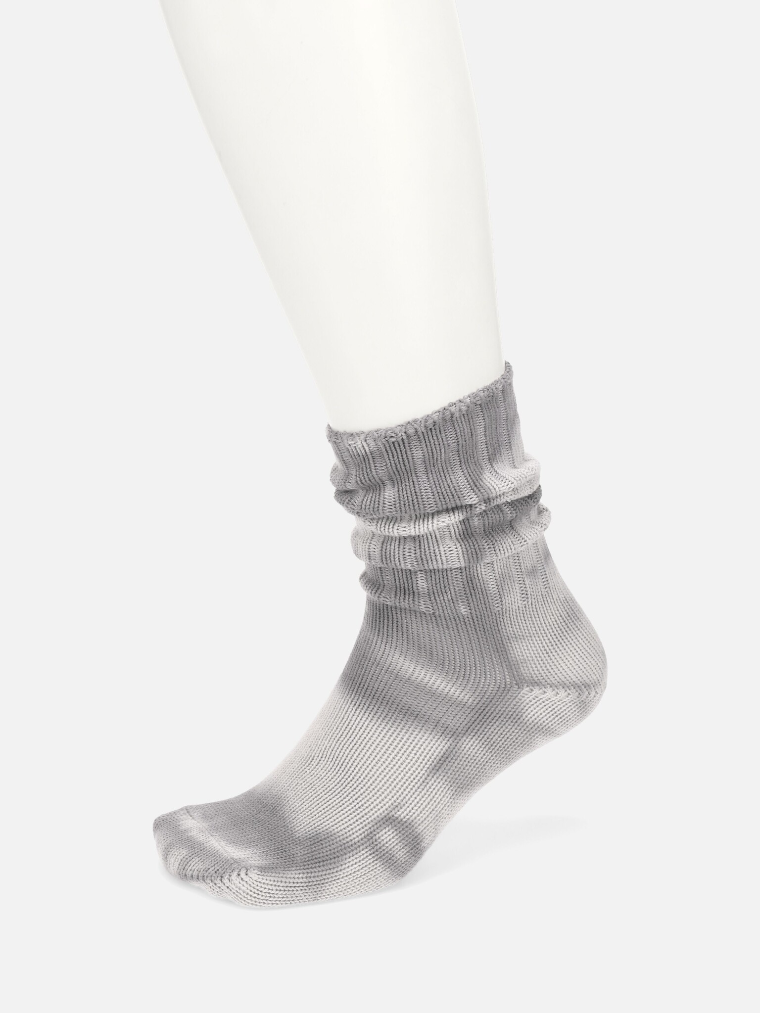 Medias medias de canalé suave Tie-Dye L