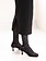 Kniehohe Socken mit Rosenknospenspitze