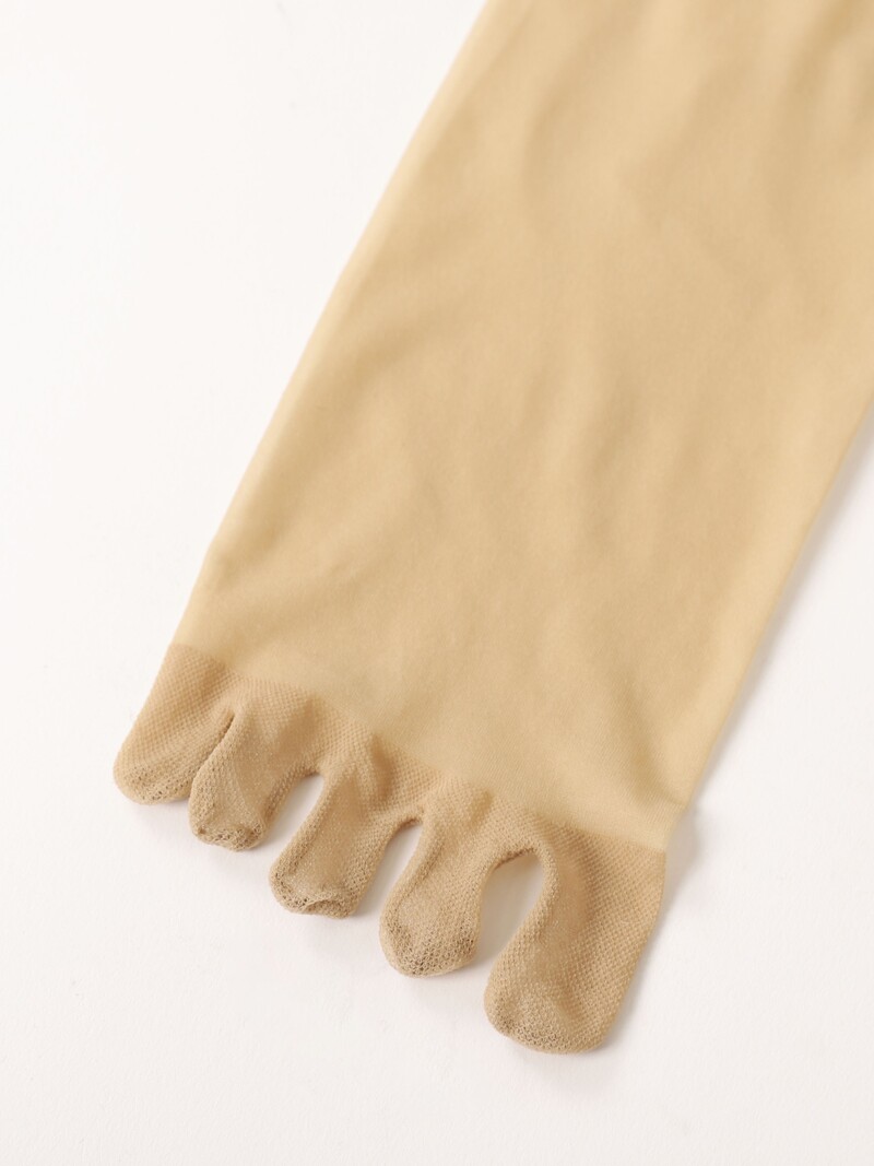 Meia-calça básica lisa 20D com 5 dedos