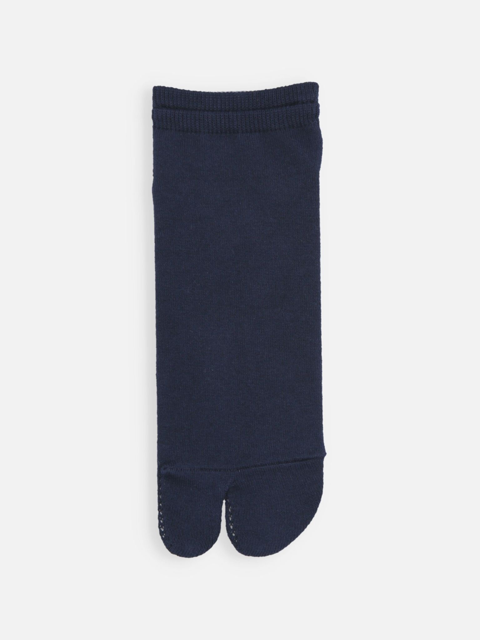 Chaussette courte Tabi en coton bord bicolore M