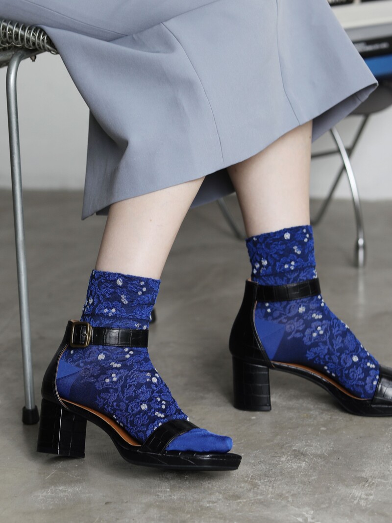 Cupra Flower Float Low Crew Socken