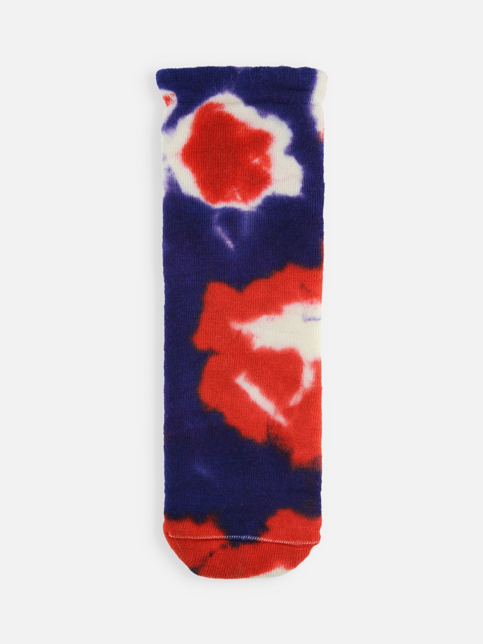 Tie-Dye driekleurige merinowol stompsok