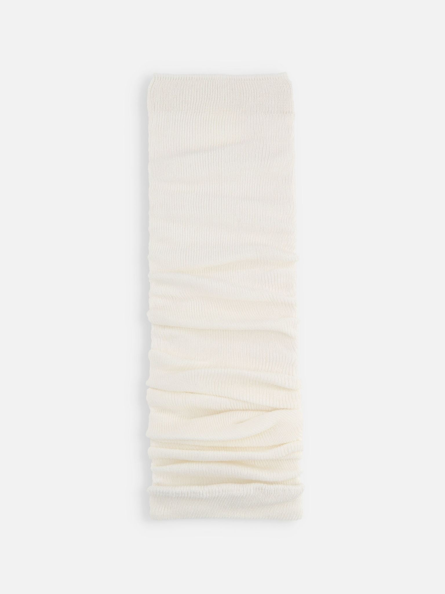 Leggings lunghi in seta a coste fini 47cm