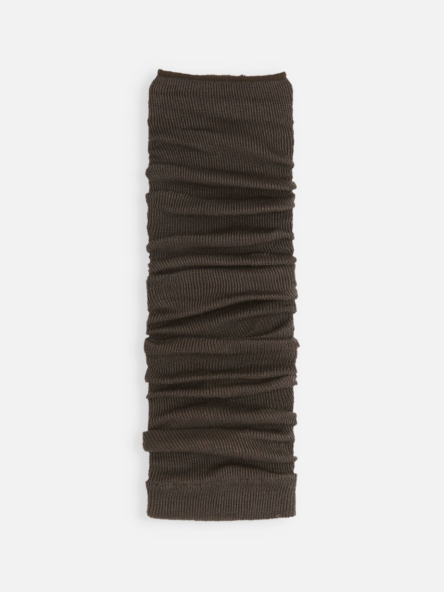 Leggings lunghi in seta a coste fini 47cm