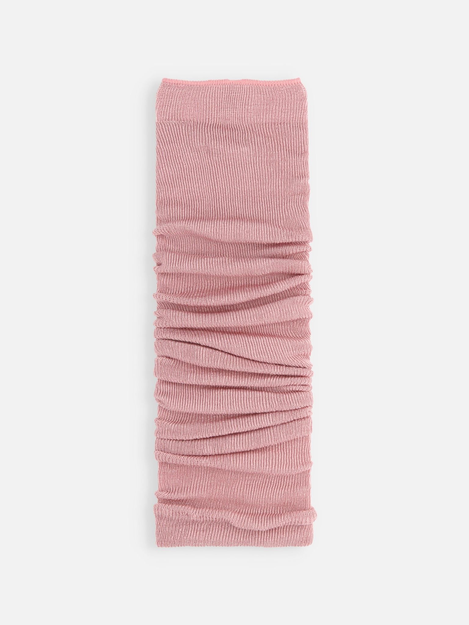 Leggings lunghi in seta a coste fini 47cm