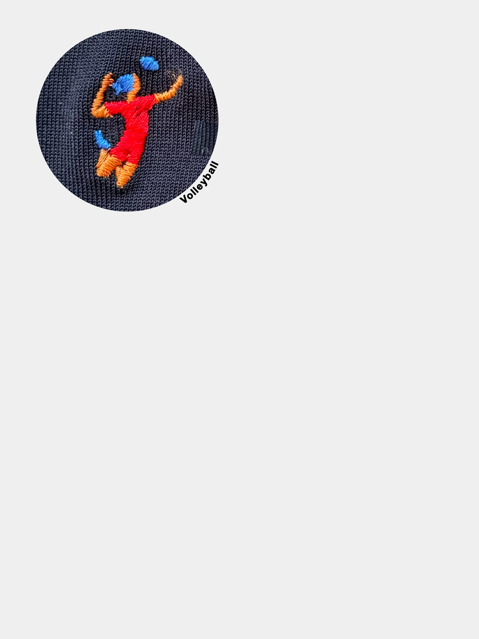 Stickerei Sportler