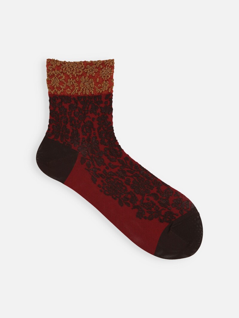 Zweifarbige Float Low Crew-Socken