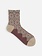 Float Tile Pattern Low Crew Socks