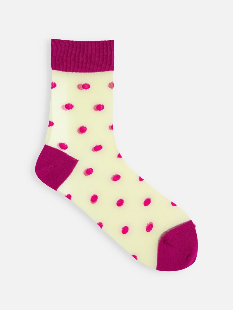 Tulle Polka Dots lage bemanningssokken