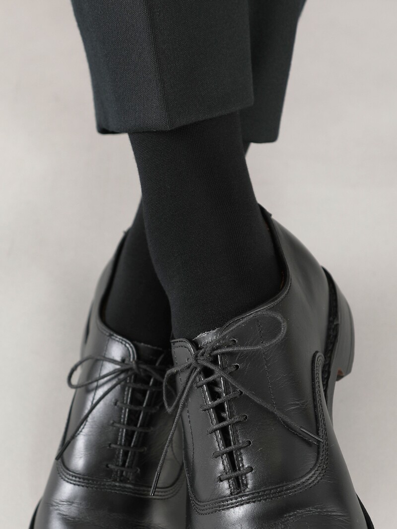 Calcetines altos lisos algodón Supima Basic 220N M