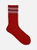 American Rib Reflector Line Crew Socks M