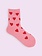 Wool Mix Heart Low Crew Socks