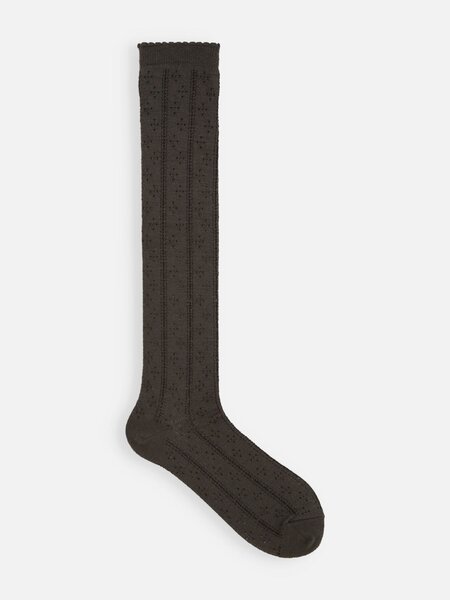 Chaussette haute motif sale