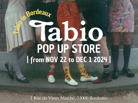 Tabio in Bordeaux: An Exclusive Pop-Up Store Not to Be Missed!