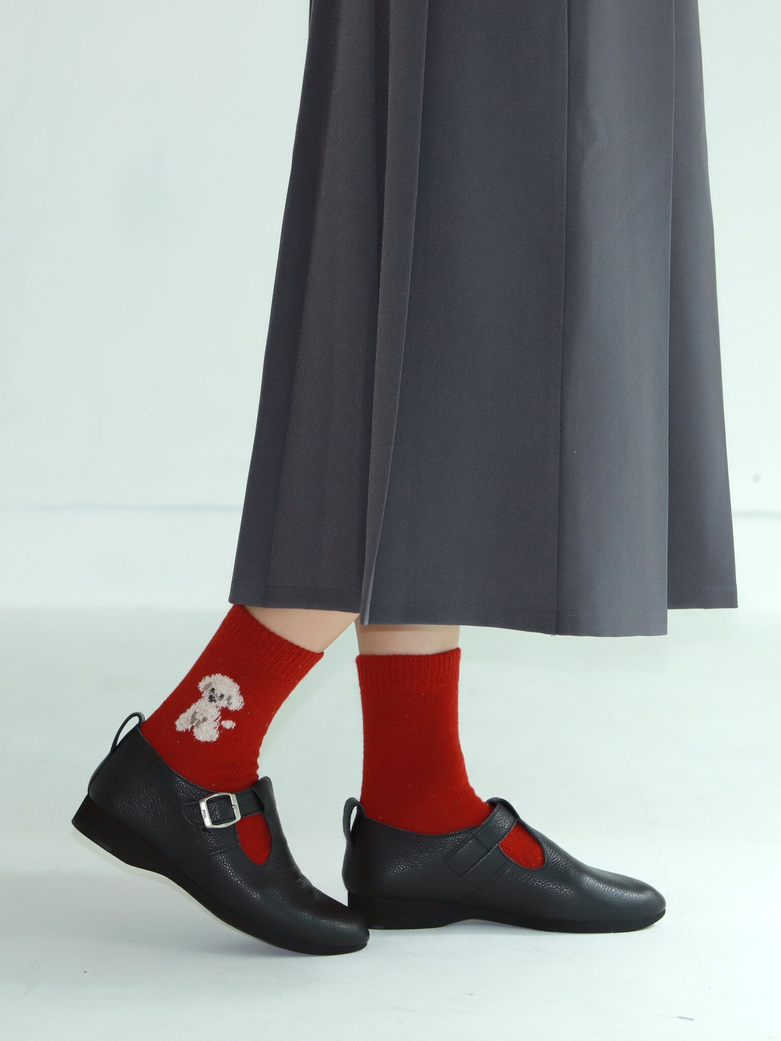 Wollen honden- en kattensokken met lage ronde hals