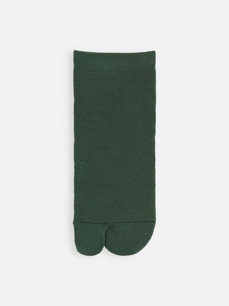 Plain Tabi Pile Trainer Socks M