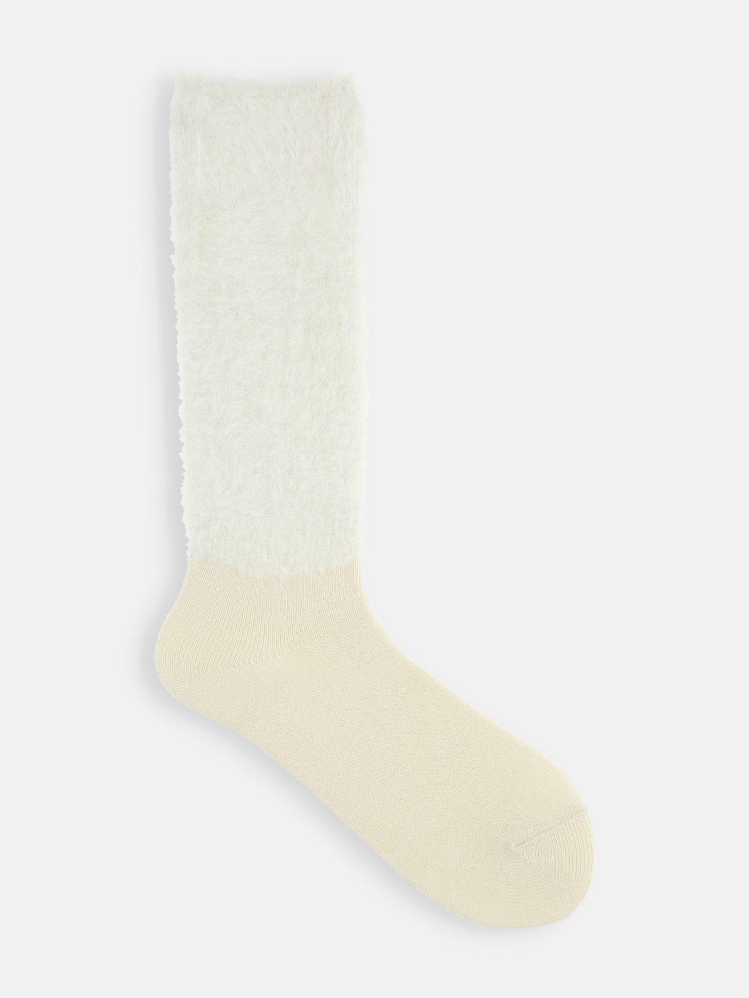 3/4-hohe Socken aus Nerzveloursgarn