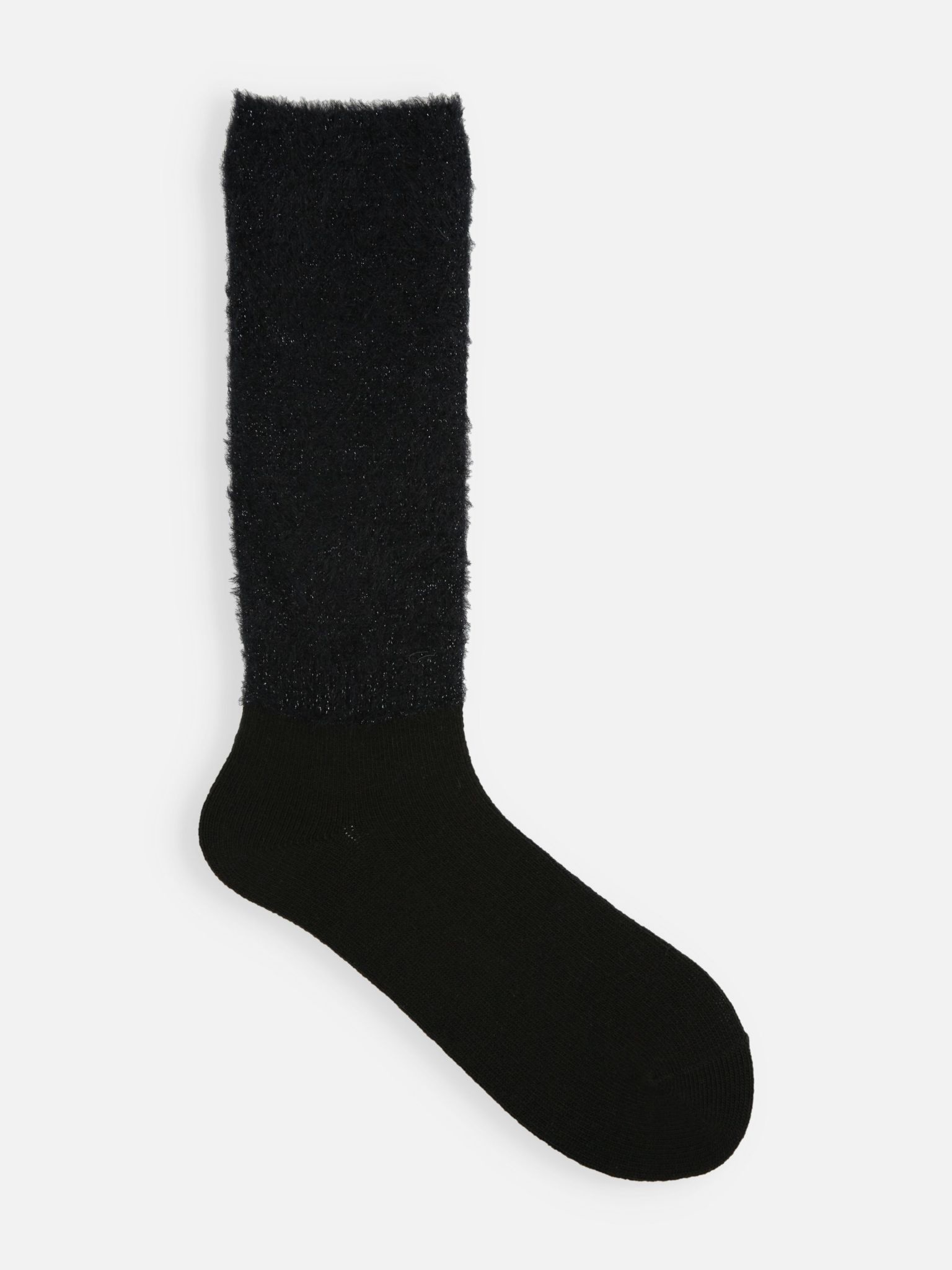 3/4-hohe Socken aus Nerzveloursgarn