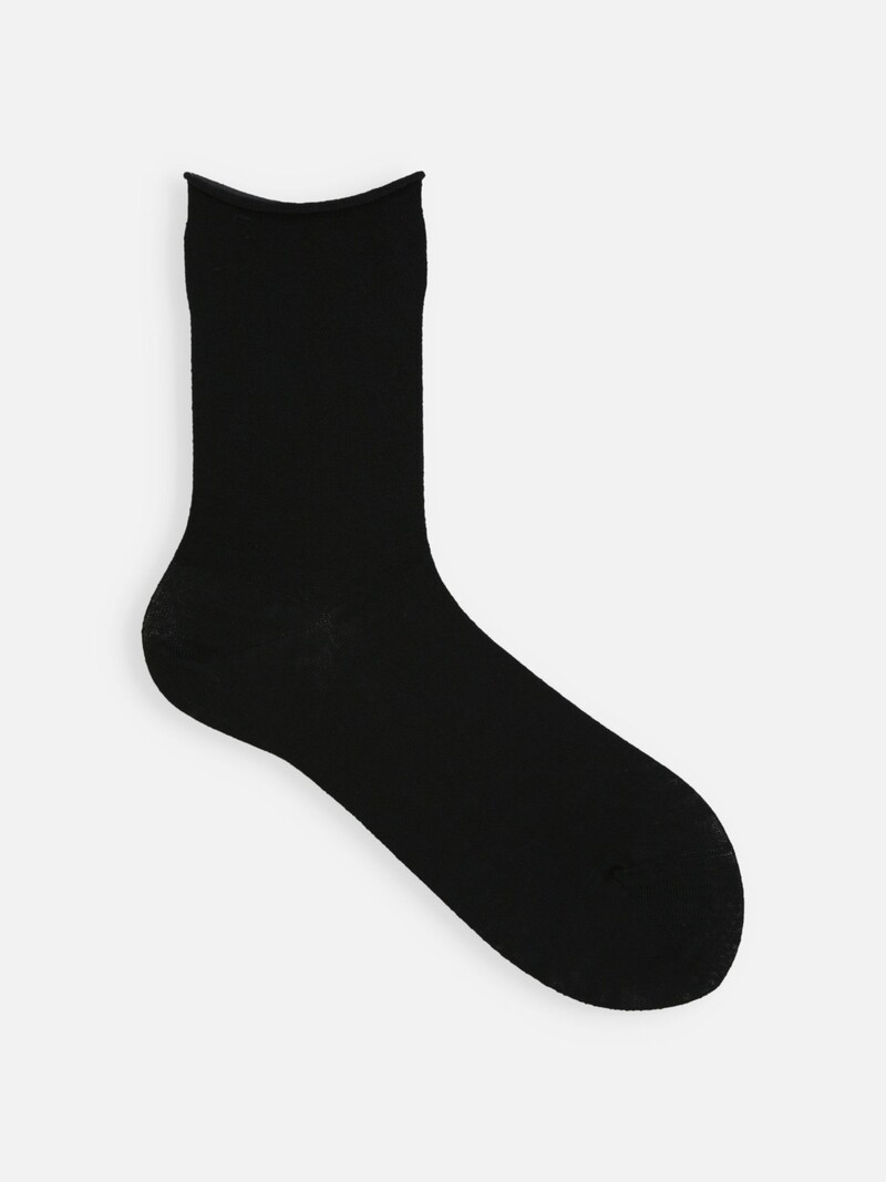 Premium Finest Merino Rolltop Low Crew Socken S