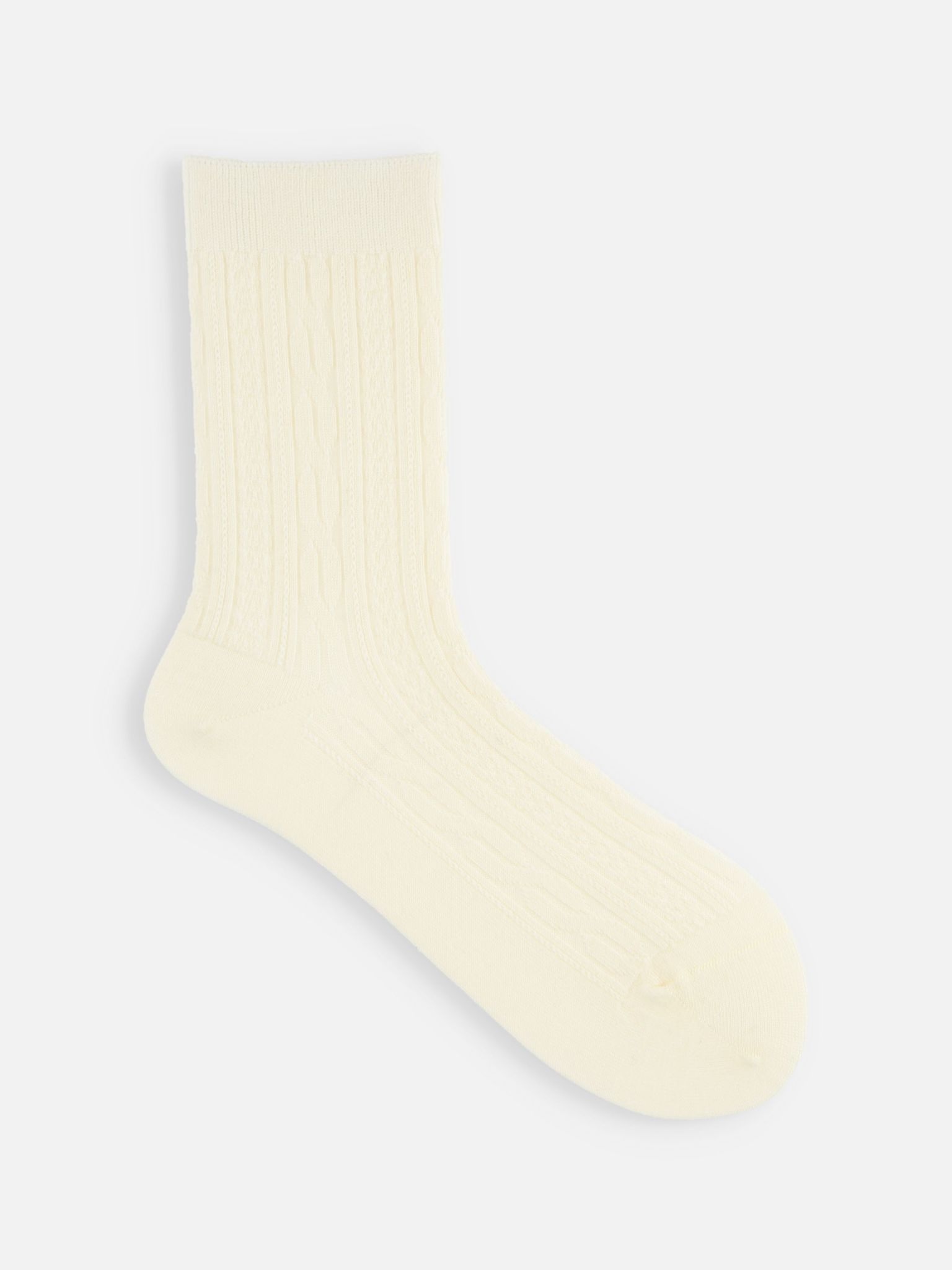 Anti-Pilling Woll-Zopfsocken