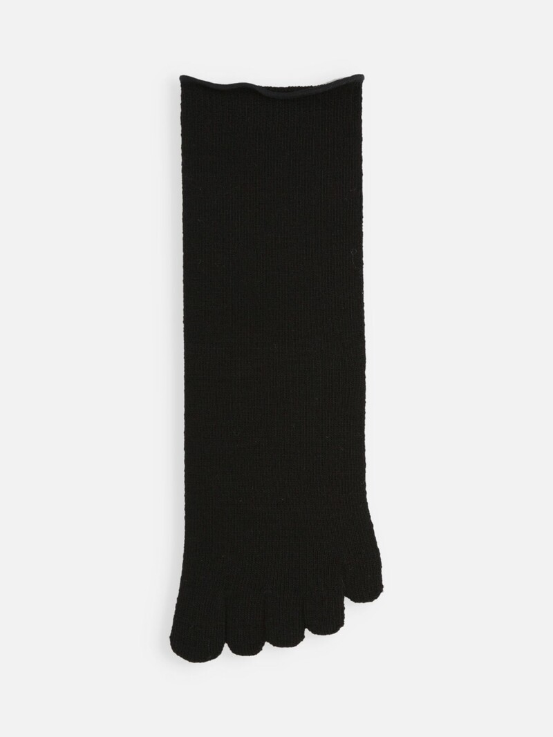 Hochwertige Crew-Socken aus feinster Wolle mit schlichter Zehenpartie