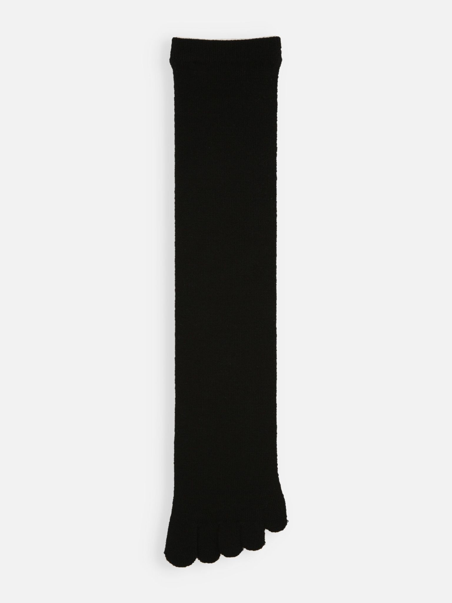 Calzino alto a 5 dita in lana merino fine premium