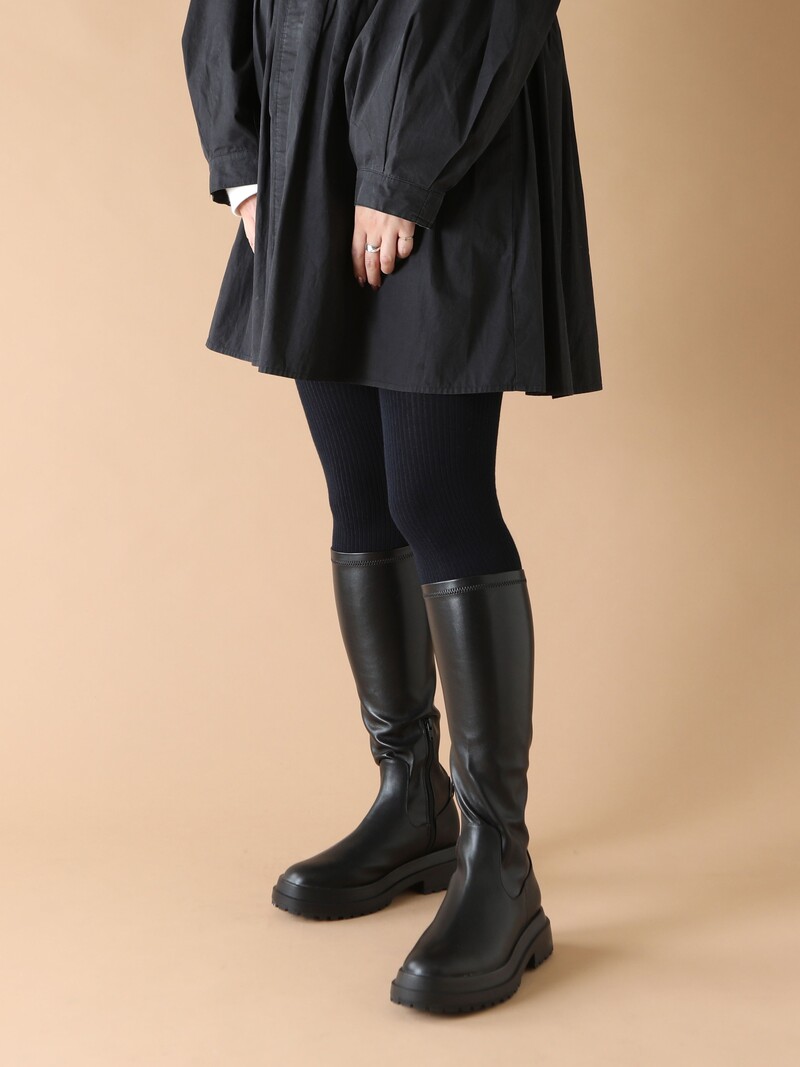 Collant luxe coton côtes 250D L