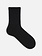 Mi-chaussette unie côtes américaine M