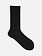Mi-chaussette laine fine Premium côtes 8x2