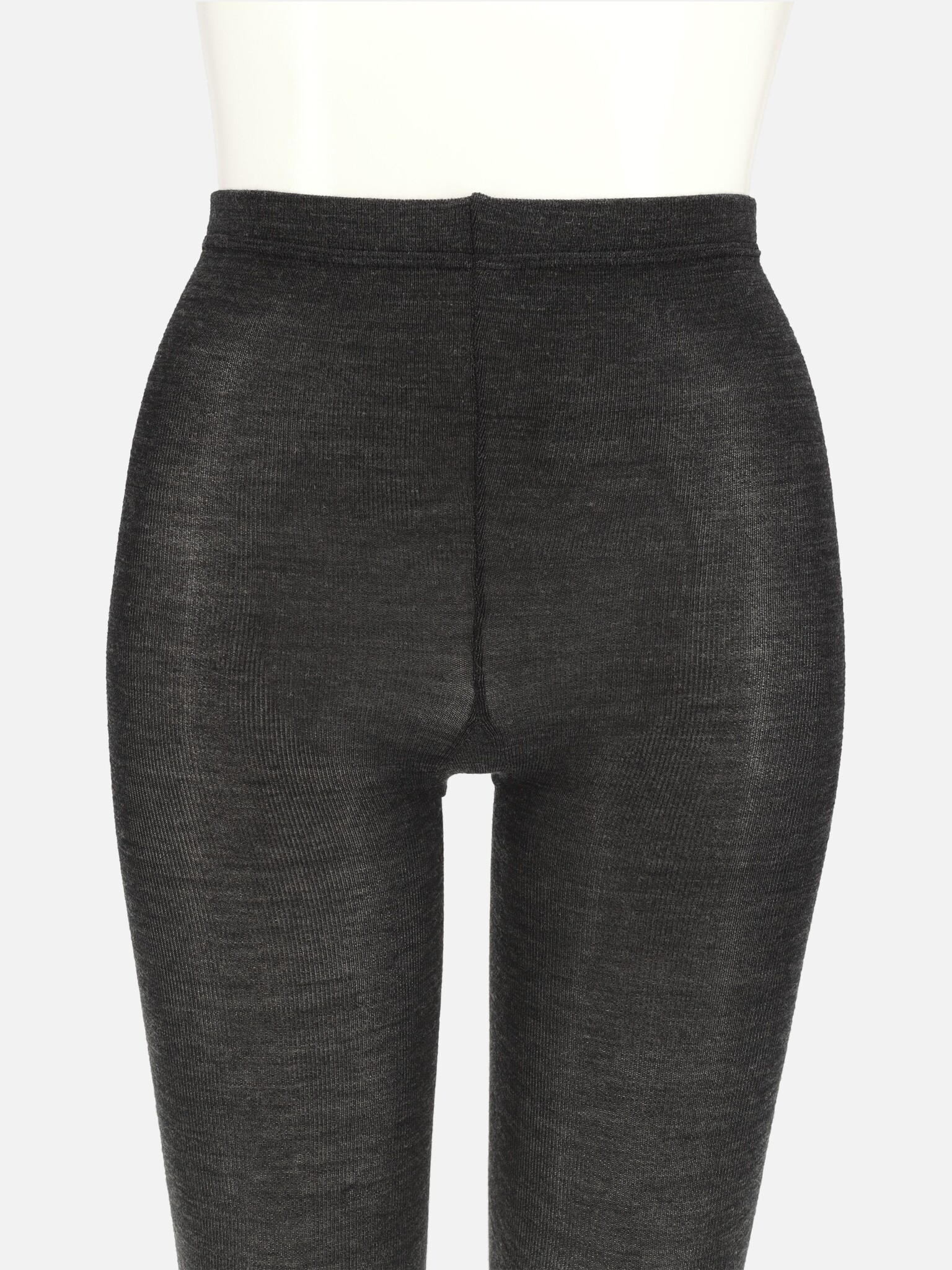 Einfarbige 200D-Leggings aus Merinowolle