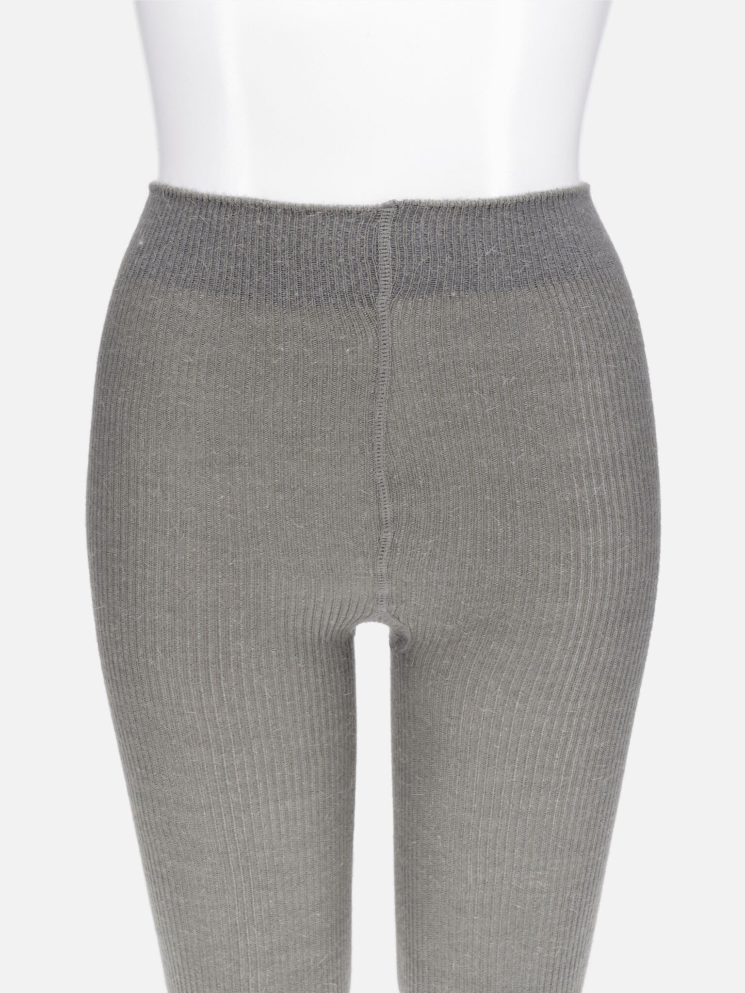 Angora Mixed Rib Tights 400D